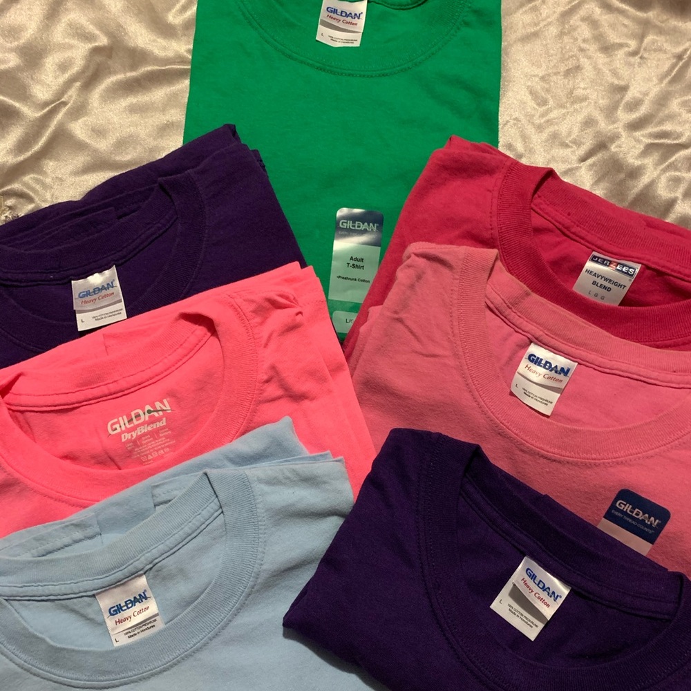 7 Colorful T-Shirts